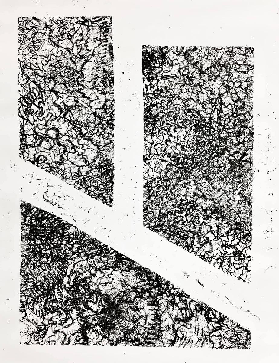 〈邊界〉，2020，油墨、紙，image size：54 cm × 39 cm.的封面圖