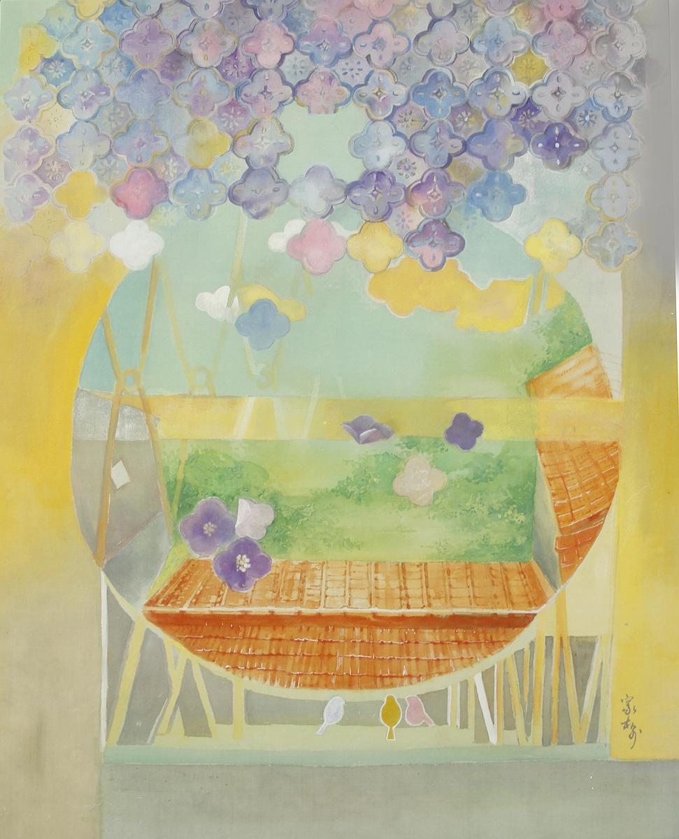 繪畫的識與視－潘家榆創作研究 19〈拾光機〉的封面圖