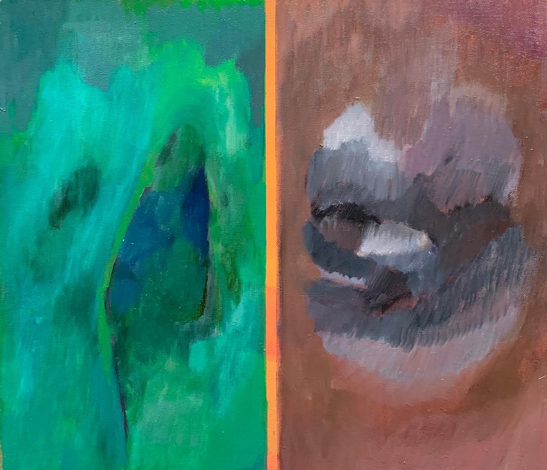 線形色的藝術療癒—張秀凉藝術創作論述 17 痛苦中的微甜2的封面圖