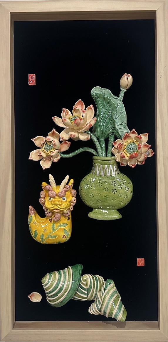 Chinese New Year elegant objects paintings: A Study on Koji Pottery Creation's Cover