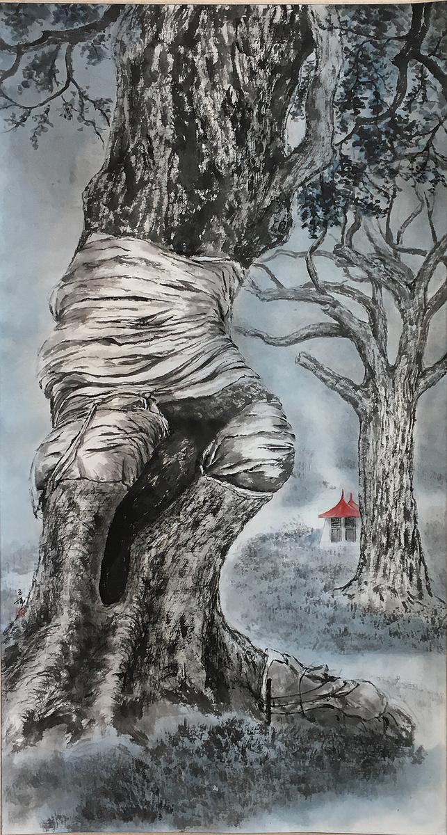風華流轉-園外緣水墨創作研究-6.老樹的封面圖