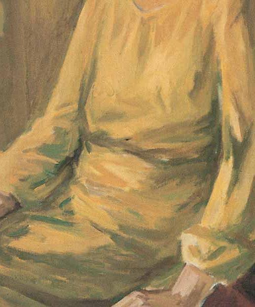 86 劉啟祥，〈黃衣〉（局部），1972。的封面圖