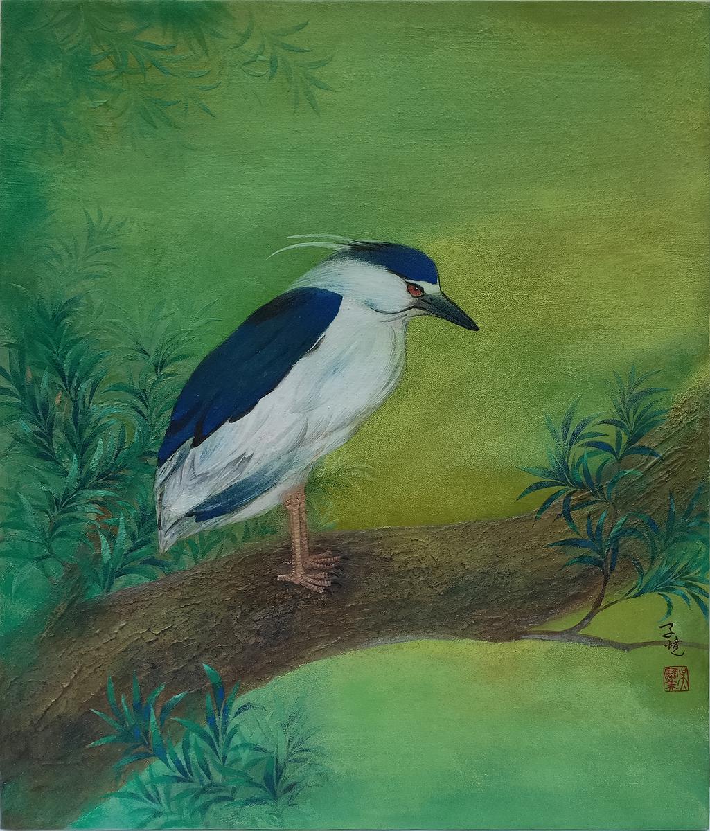 許深州膠彩繪畫藝術之研究 凝望的封面圖