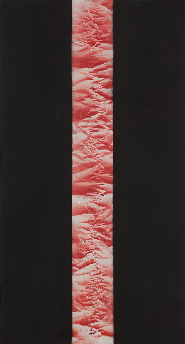 "When the black or white", virtual real or real virtual-Abstract painting by mixing Calligraphy, Chinese ink and Ceramic materials.'s Cover