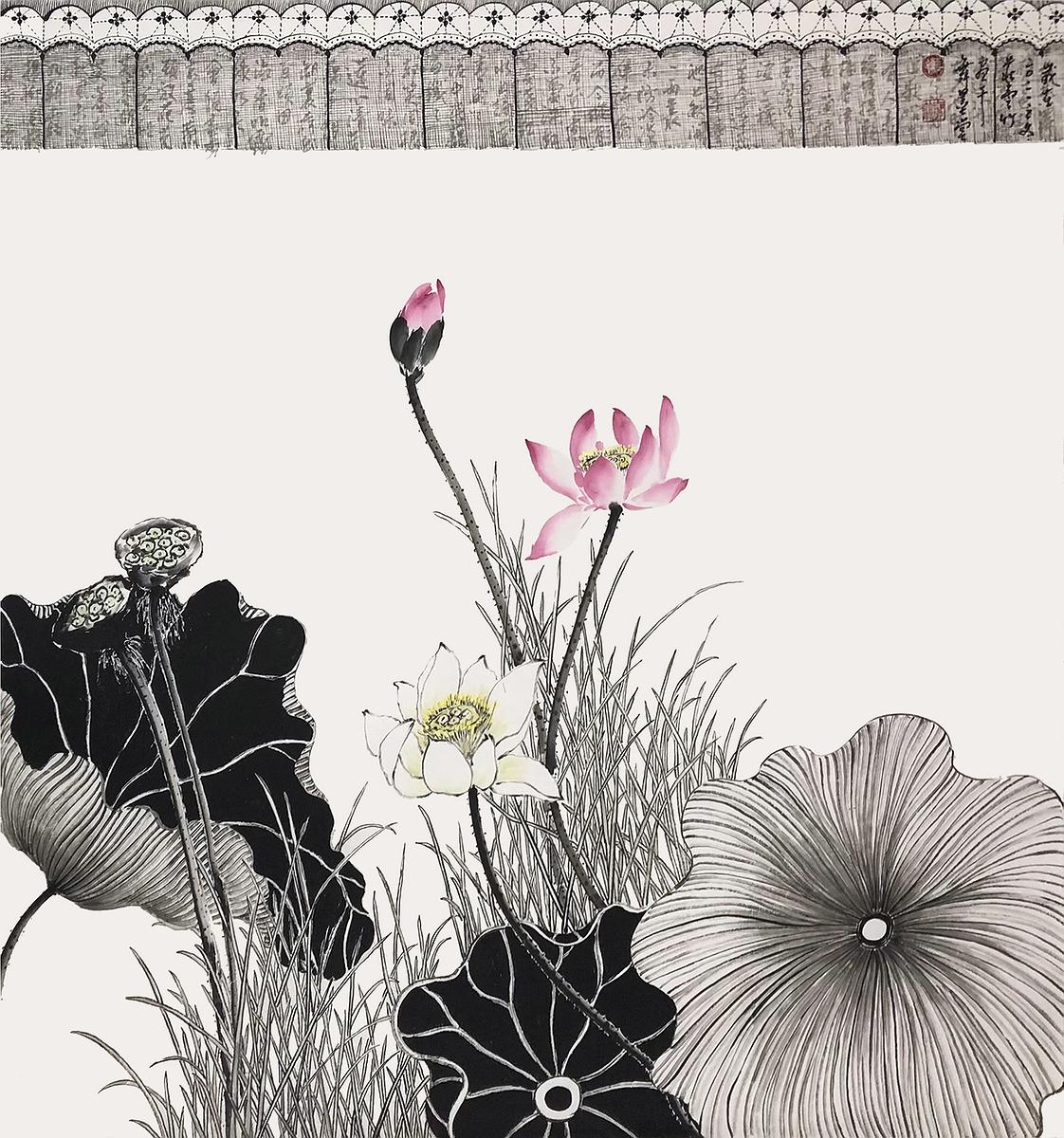 _莊壹竹-香風遠90×90cm2021紙本的封面圖