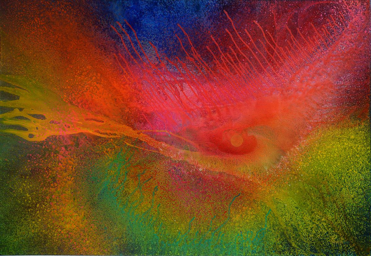 〈夢之翼〉.2018-2020年.壓克力顏料．畫布.112x162cm.的封面圖