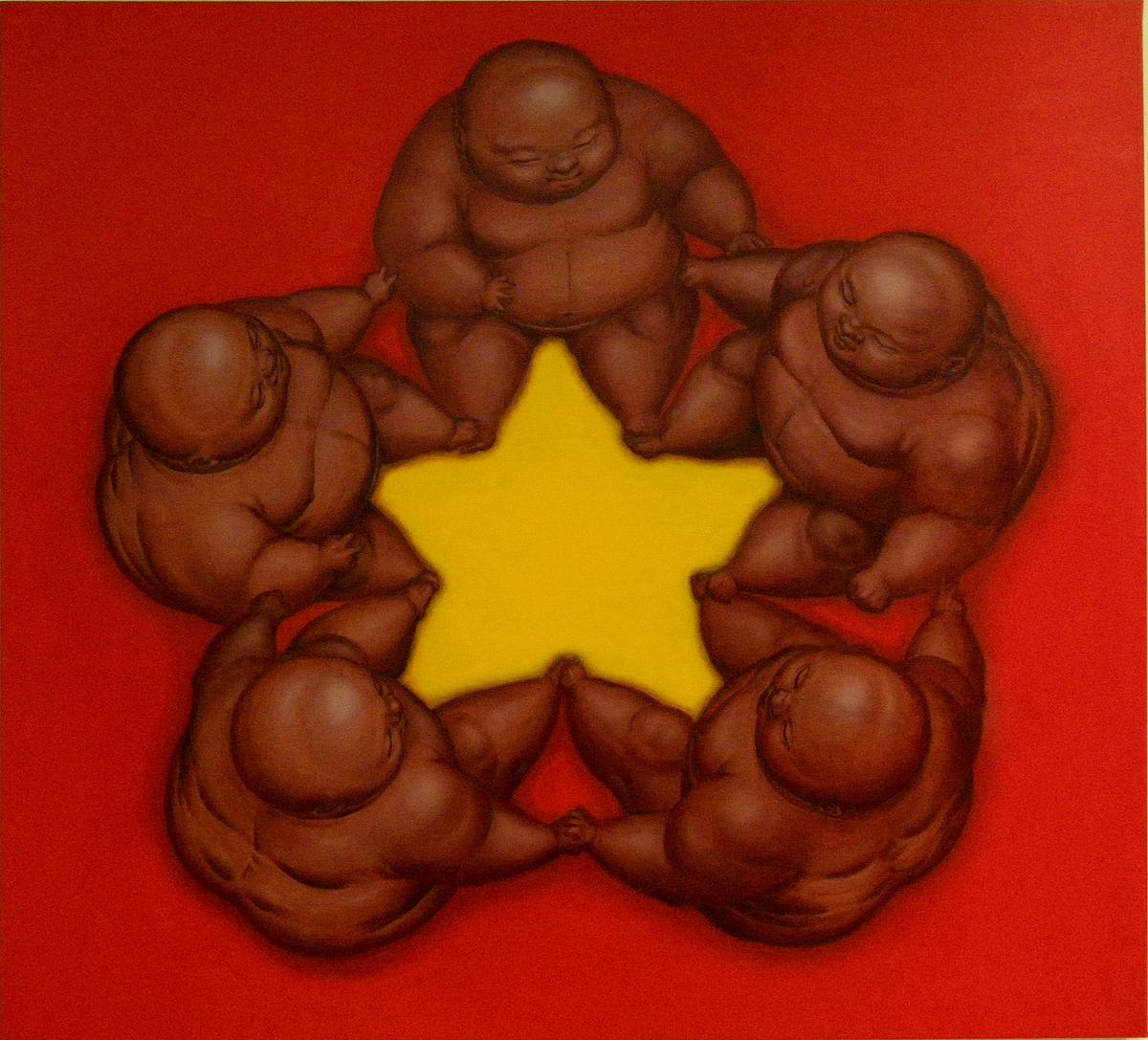〈star〉，2012，100x110cm，油彩、壓克力。的封面圖