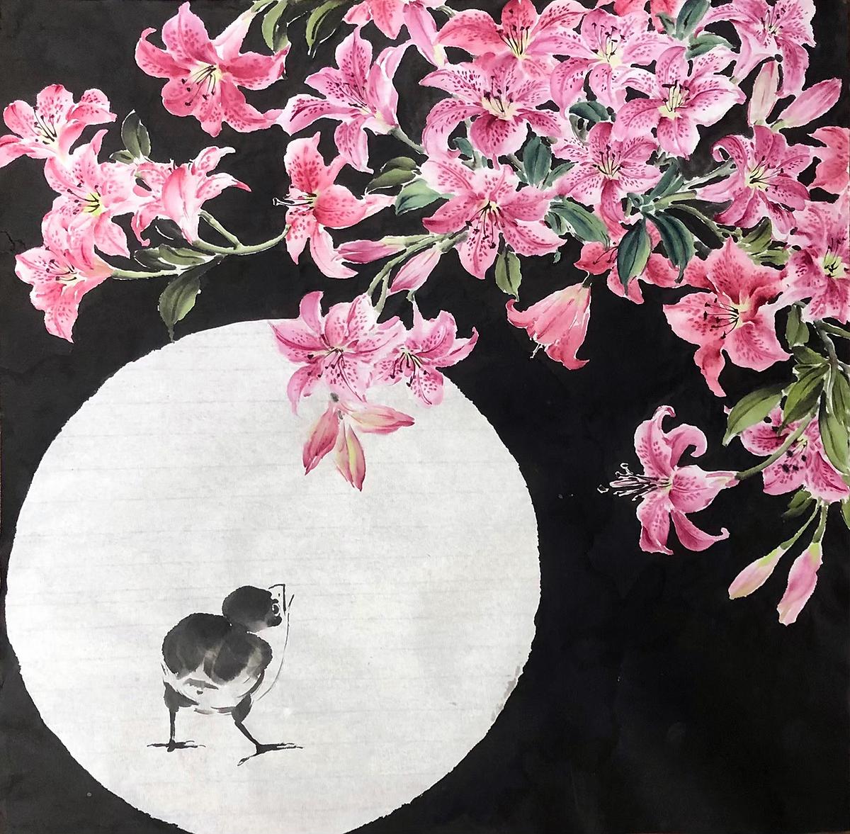 _莊壹竹-孤獨情調IV-50×50cm2022紙本的封面圖
