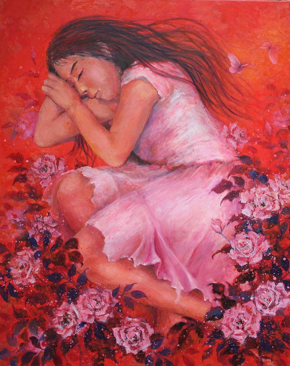 心跡‧花漾─林夏蓮油畫創作論述 玫瑰之愛的封面圖