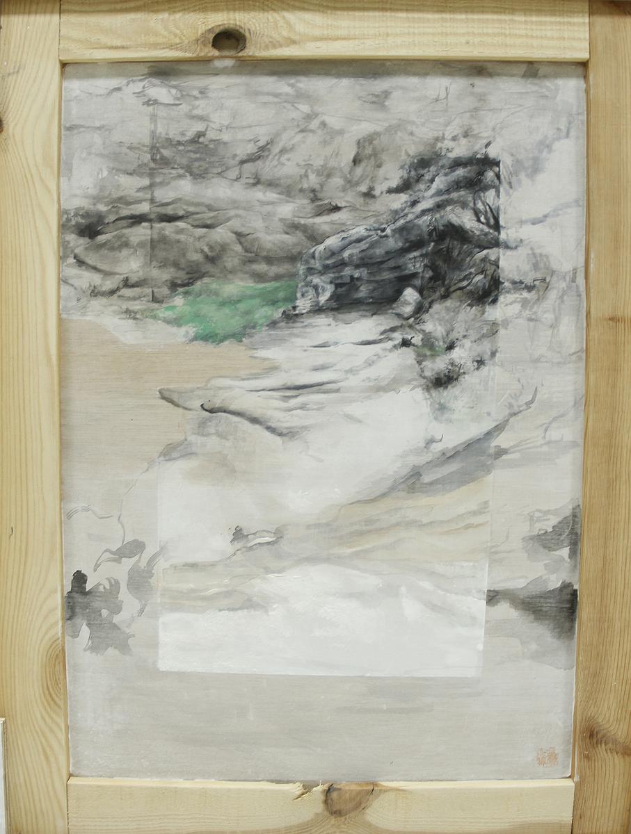 繪畫的識與視－潘家榆創作研究 06〈最後的綠地〉的封面圖