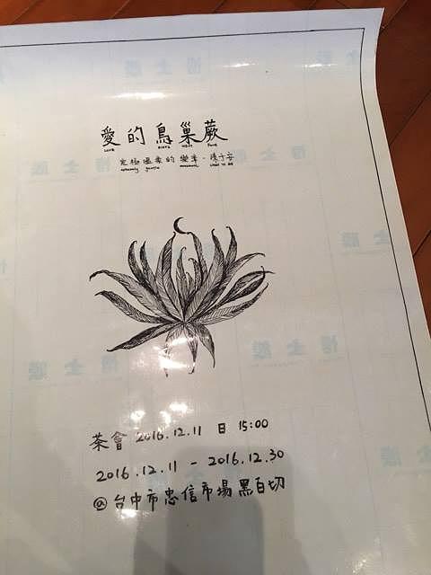 11-5陳于安，〈愛的鳥巢蕨〉的封面圖