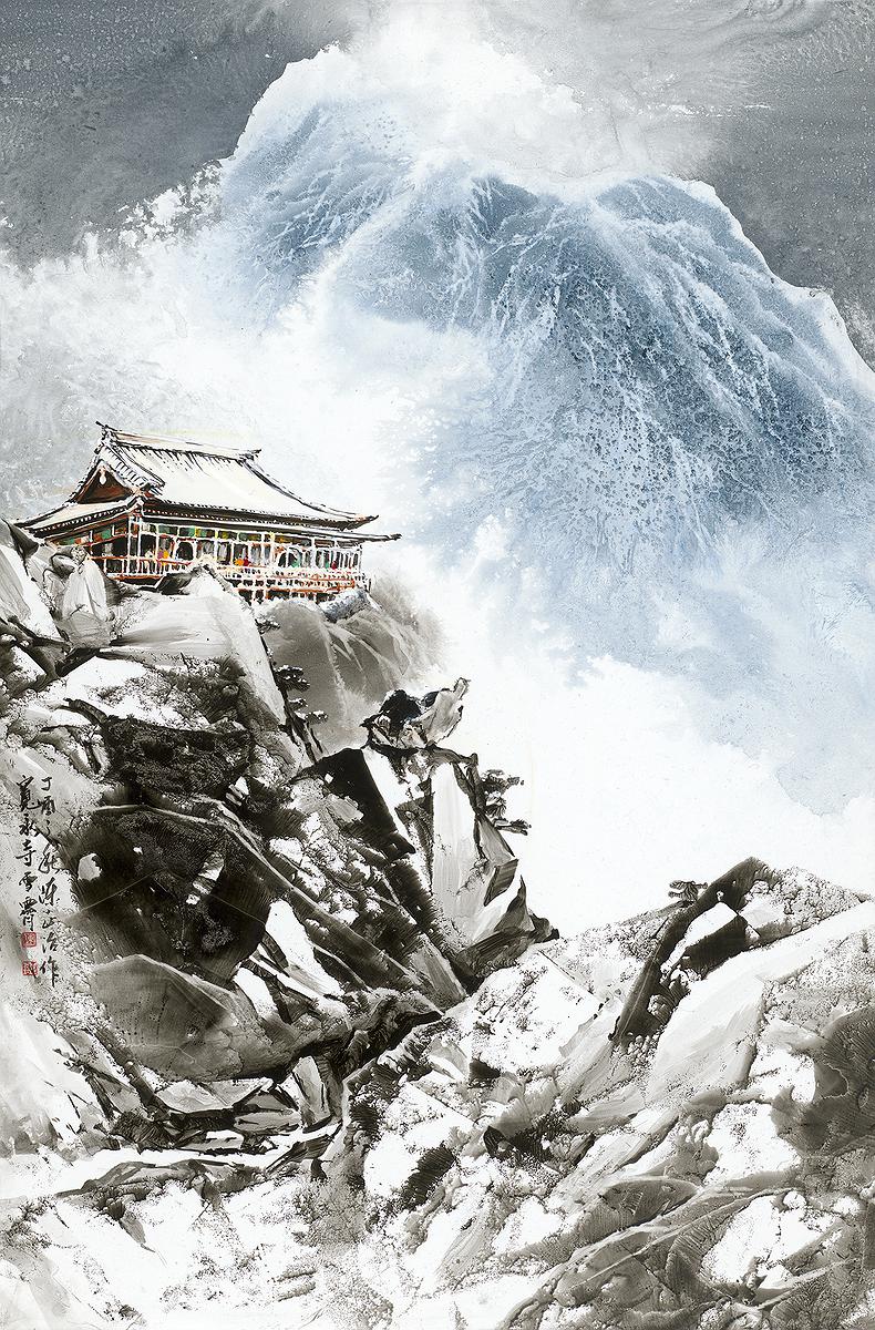 07 寬永寺雪霽 75×50 2017的封面圖