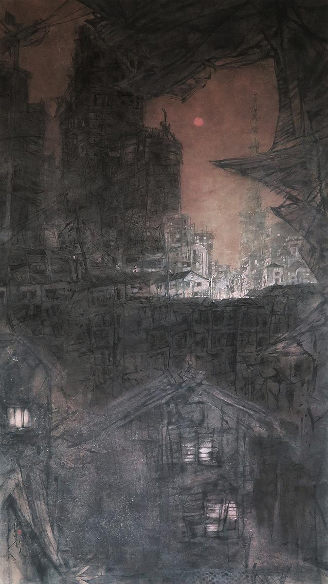不動之動－水墨創作研究-2.作品二〈流光〉的封面圖