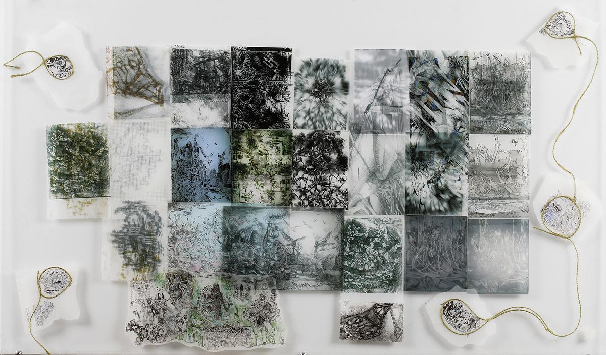 〈Eye of Media〉，2012年，手繪，輸出，165×52cm。的封面圖