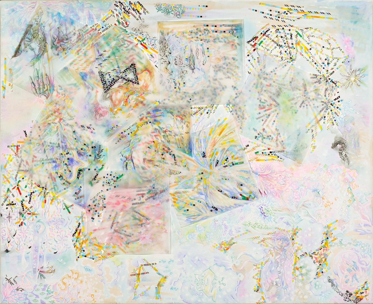 〈載沉載浮〉，2014年，描圖紙、水彩、紙膠帶，65×53cm。的封面圖