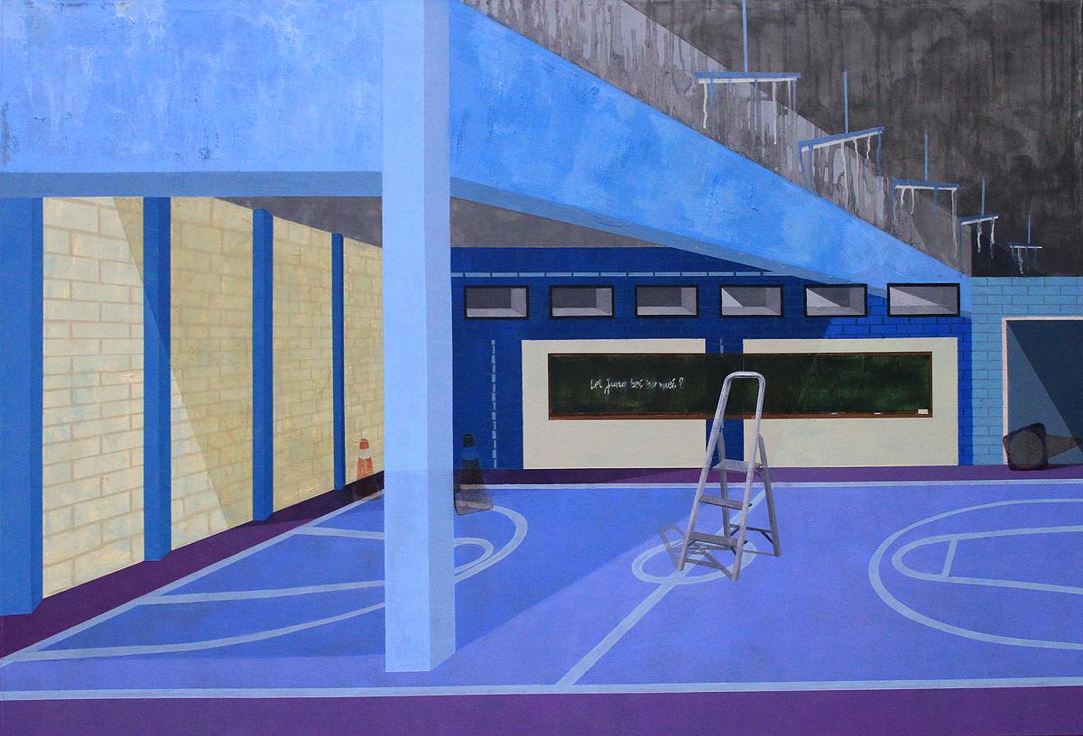 吳翠玲，〈Enjoy yourself〉，2012，89.5cm x 139cm，複合媒材 畫布的封面圖