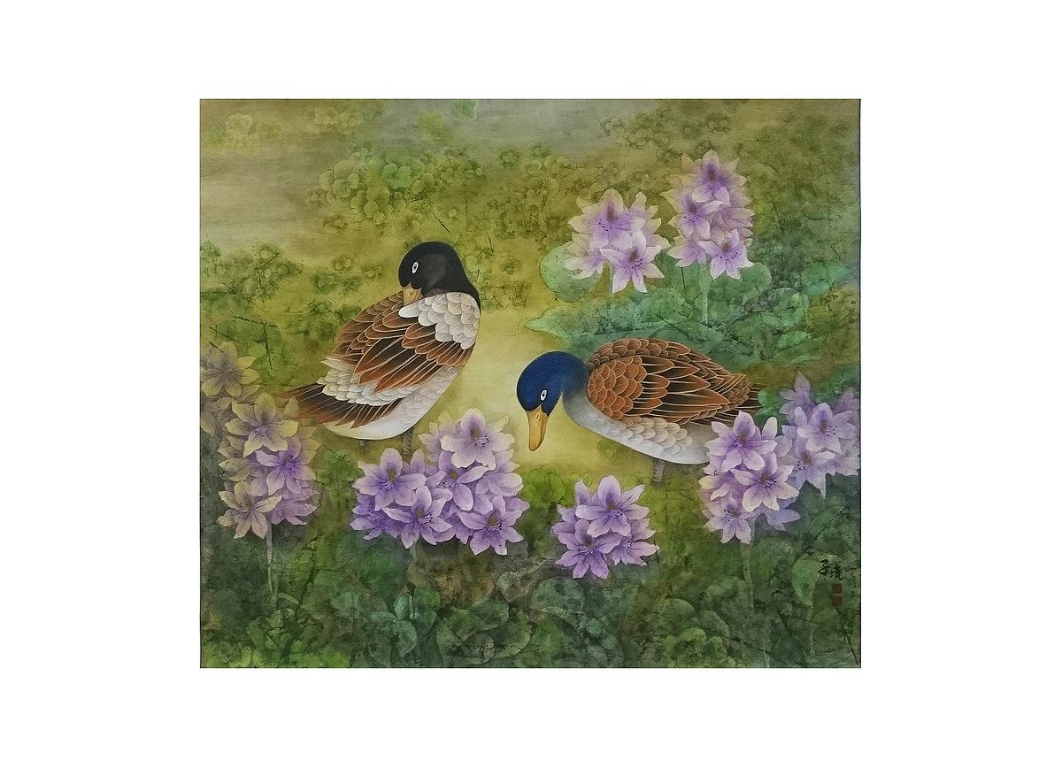 許深州膠彩繪畫藝術之研究 陪伴的封面圖