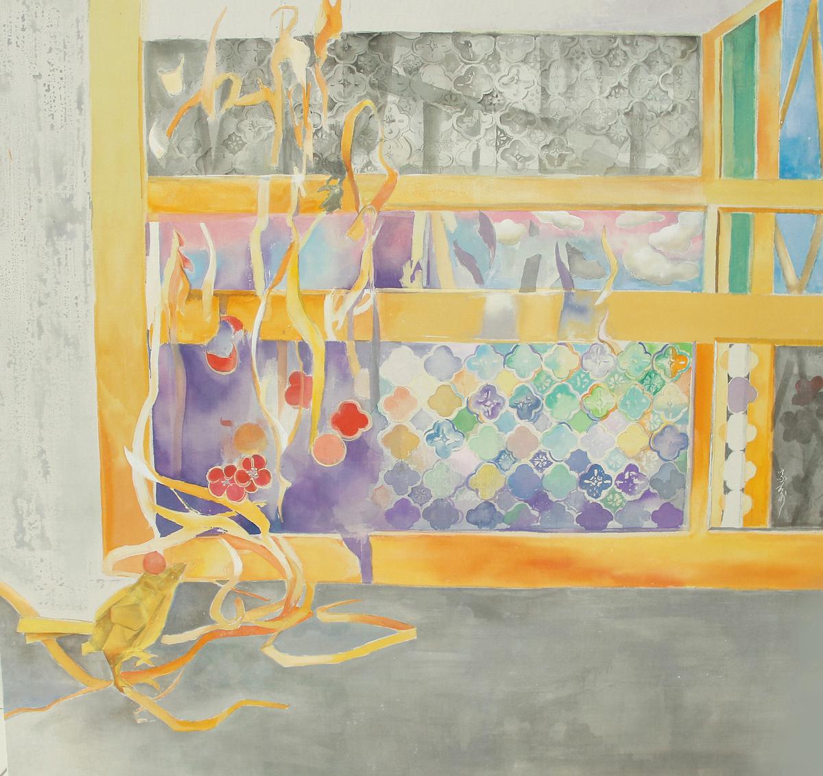 繪畫的識與視－潘家榆創作研究 18〈日日是好日〉的封面圖