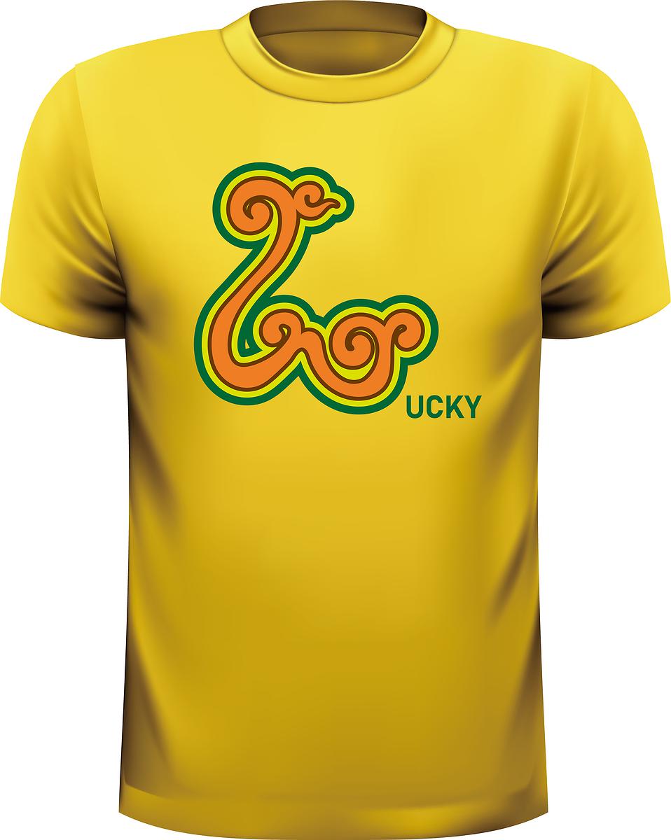 《好運 LUCKY》英文字母 T 恤模擬圖的封面圖