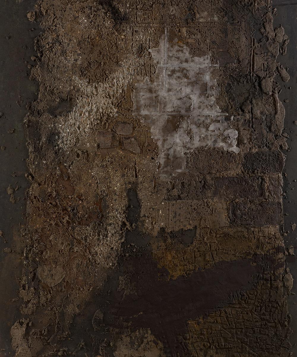 〈牆〉，150x123cm的封面圖