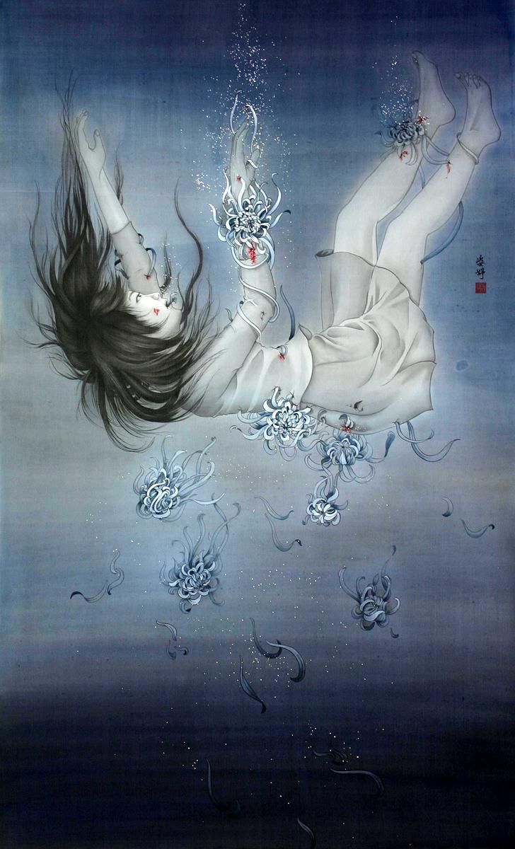 思念釋放，75.3×124cm，2014年的封面圖