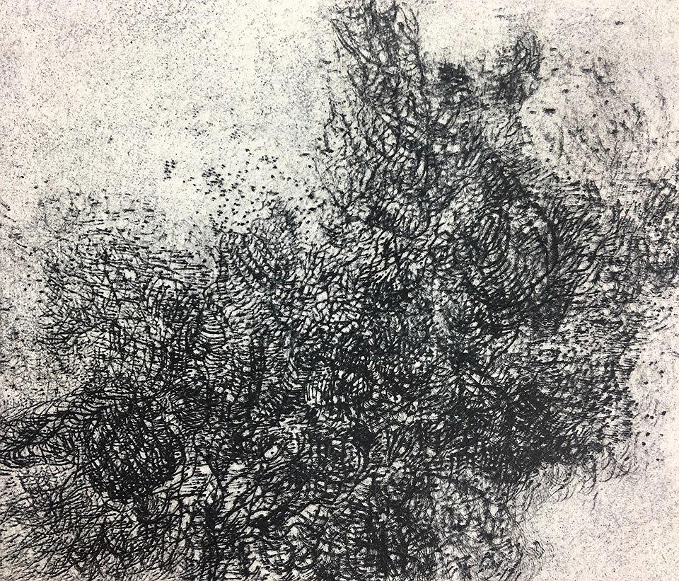 〈線 實驗之五〉，2017，油墨、紙，image size：15 cm × 20.1 cm.的封面圖