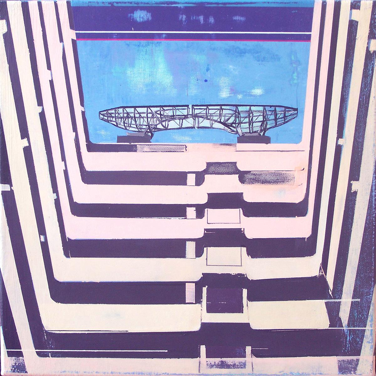 邊緣系列_城市方舟 2016 壓克力 畫布 35x35cm的封面圖