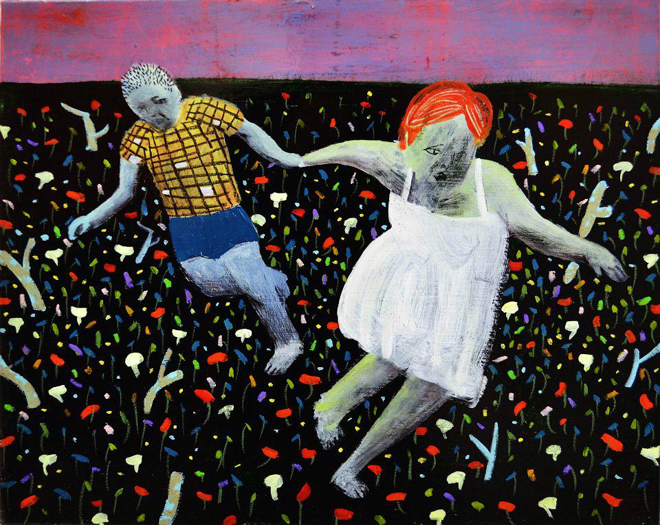 花園 53×45.5cm 2013 壓克力 畫布的封面圖