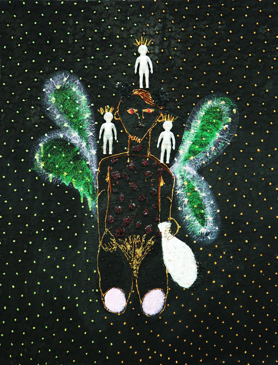 〈三把火〉，2018，複合媒材，72.5x91cm的封面圖