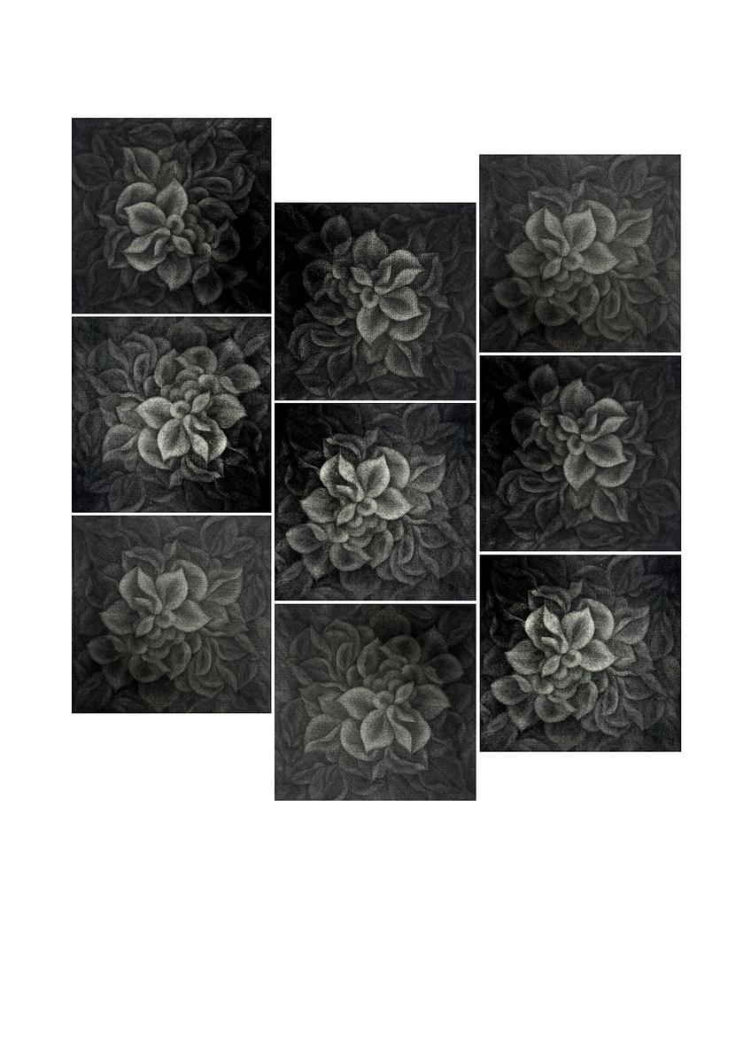 墨蘊花喻—17〈簇之一—Hydrangea〉的封面圖