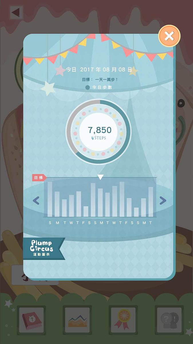 《胖胖馬戲團》 運動計步手機App-作品圖檔5的封面圖