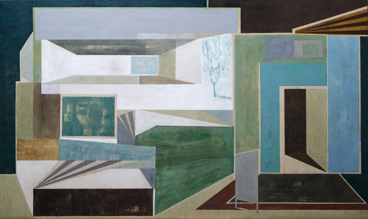 02-空間.敘述 系列-02-壓克力.胚布 -2013-97 x 162 cm的封面圖