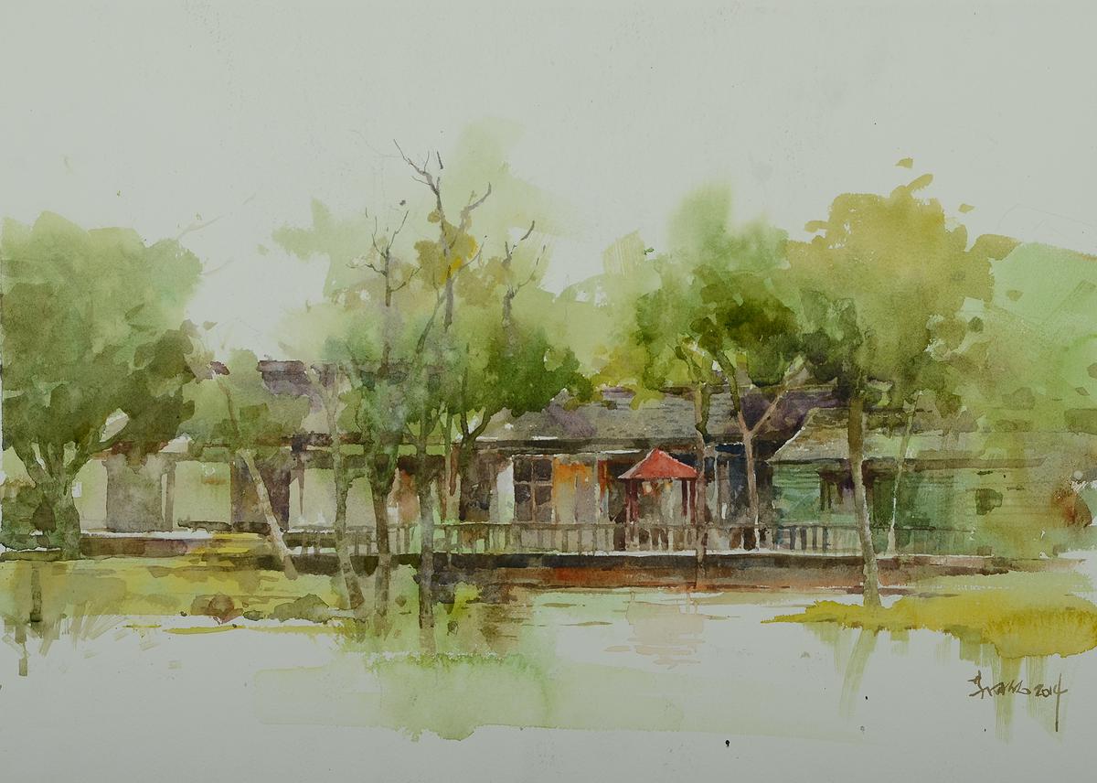 煙雨松菸38x55的封面圖