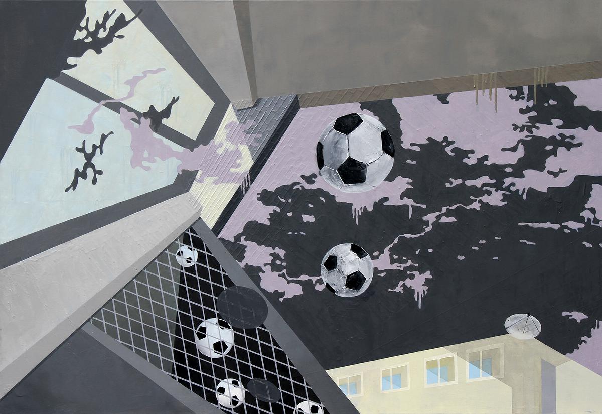 吳翠玲，〈拉列多斯的故事〉，2012，89.5cm x 130cm，油彩 畫布的封面圖