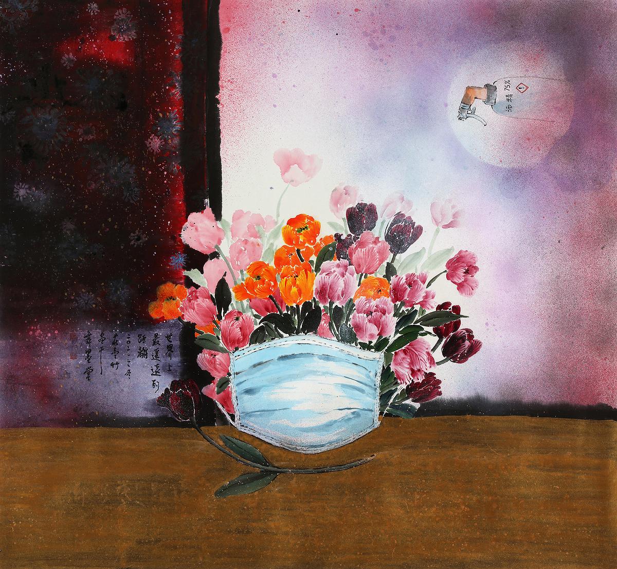 _莊壹竹-疫在202090×90cm2020紙本的封面圖