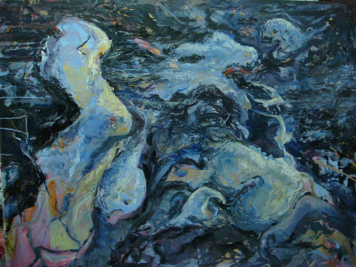 22決堤80F油畫的封面圖