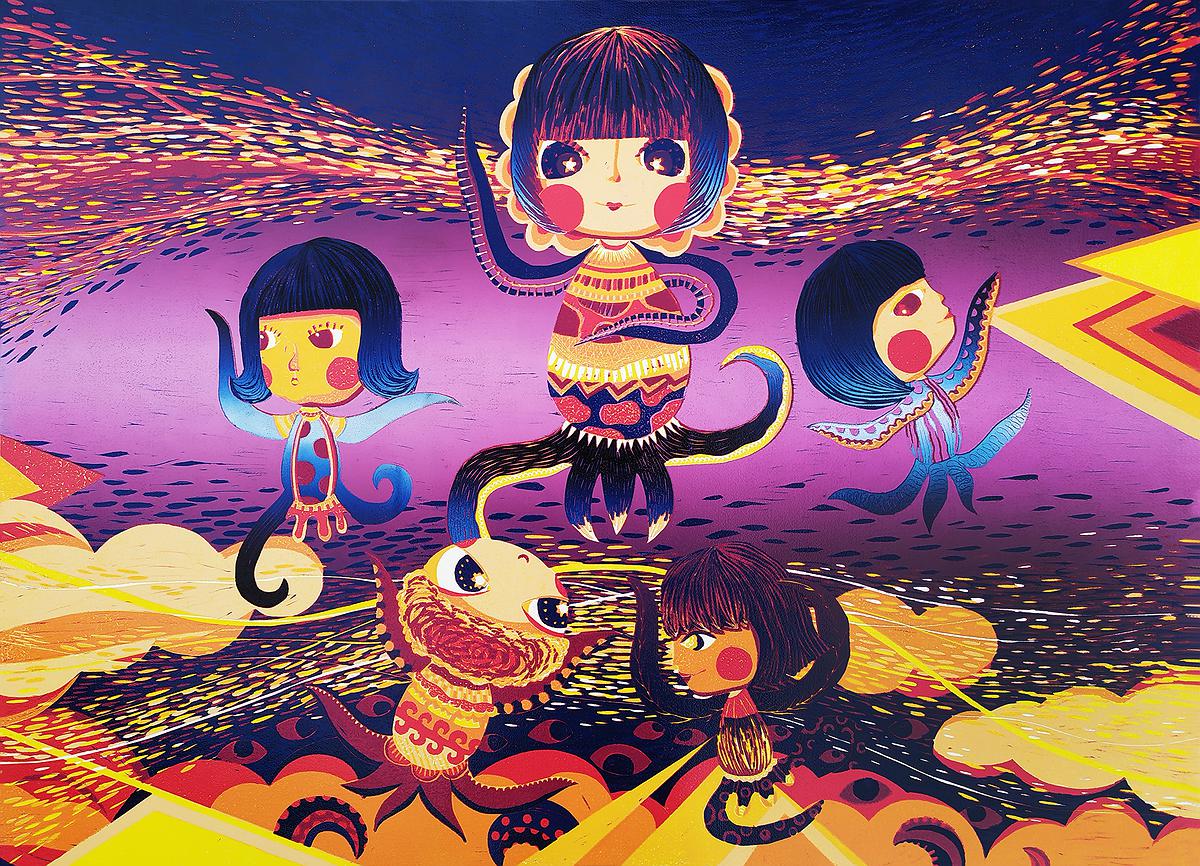 3-2.夢之舞 畫心 70x97.3cm 含框82x112的封面圖