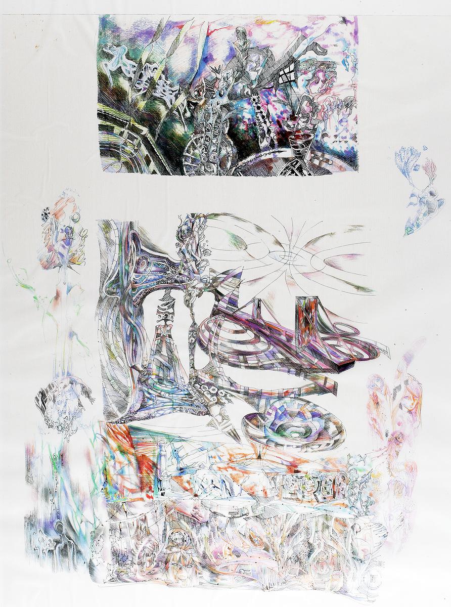 〈Variation〉，2013年，手繪，輸出，103×120cm。的封面圖