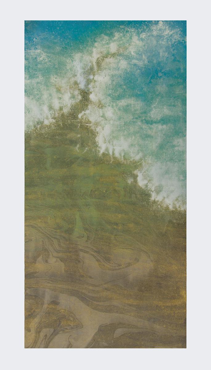 淼 - 協奏  22×45cm  2013  墨.雲母粉.壓克力顏料的封面圖