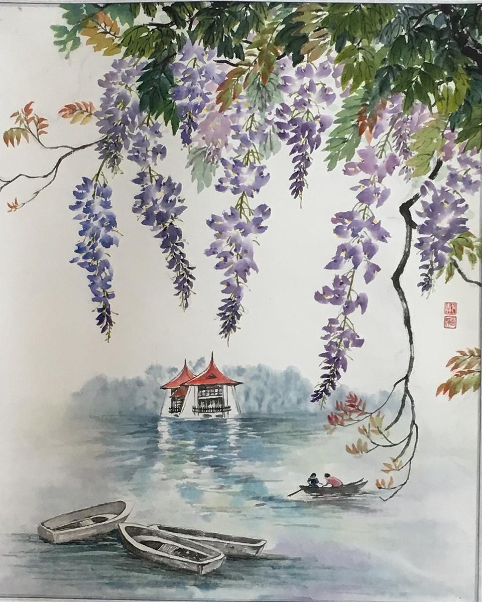 風華流轉-園外緣水墨創作研究-1. 春風蕩漾的封面圖