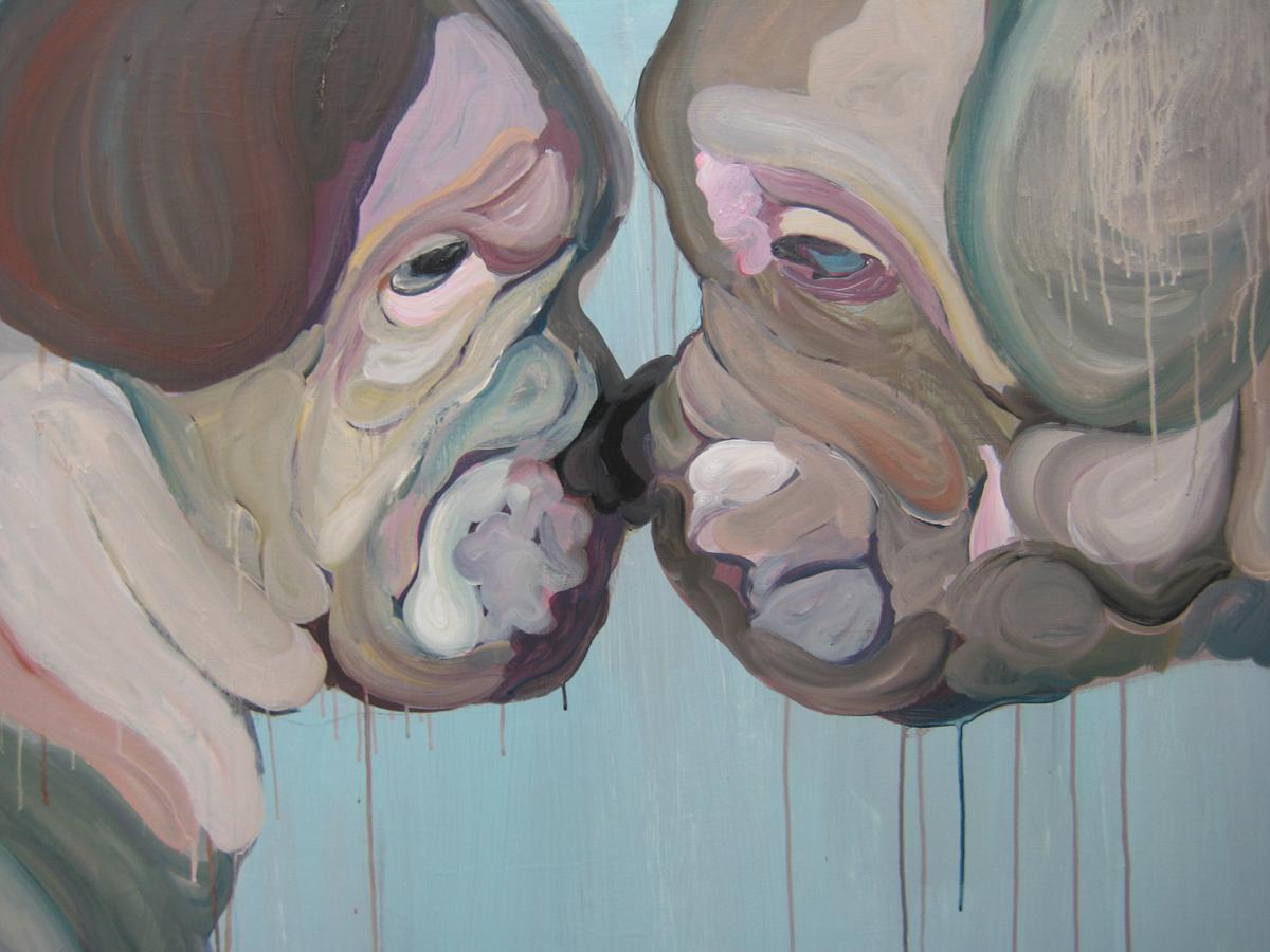 〈妥協〉,壓克力、畫布, 91.0 X 91.0 cm, 2011的封面圖