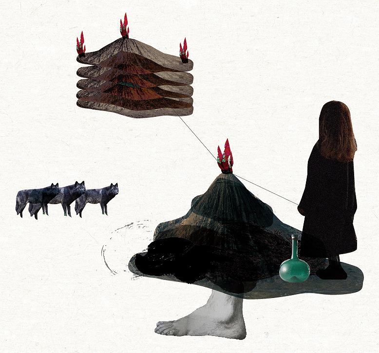 〈日常寓言—希望〉，2020，數位拼貼的封面圖