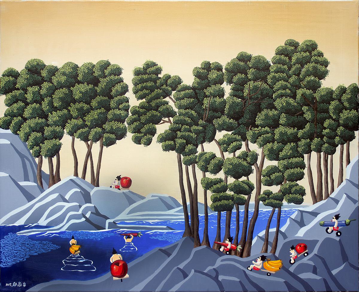 運果圖 油彩畫布的封面圖