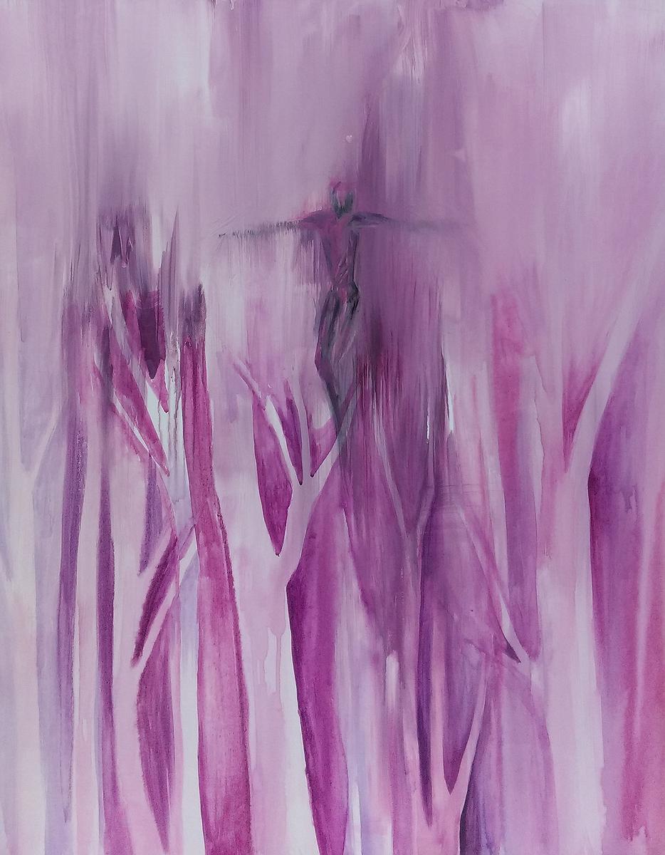 《蛻變–淬煉》，2015。壓克力，畫布，91×72.5 cm的封面圖