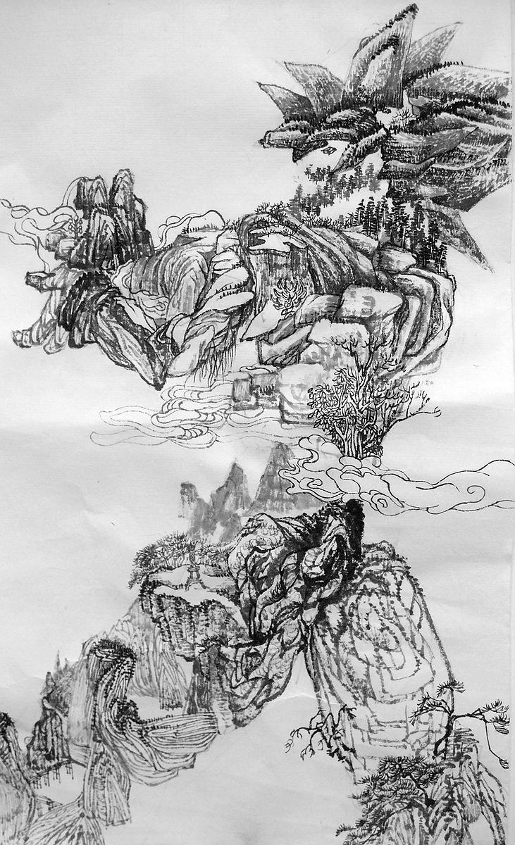 林澄〈齁溜看（四）〉2011，36x25cm的封面圖