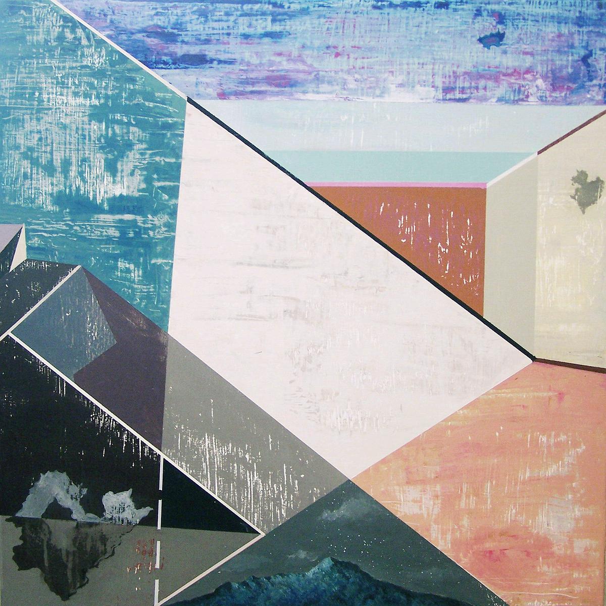 邊緣系列_手扶梯3號 2016 壓克力 畫布 60x60cm的封面圖