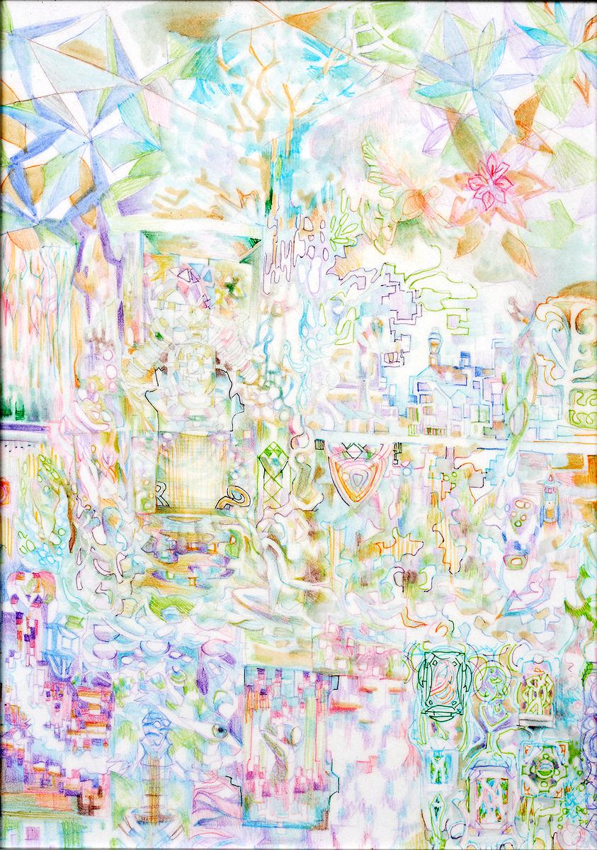 〈Those Semi Humans〉，2014年，紙，油性簽字筆，22×30cm。的封面圖