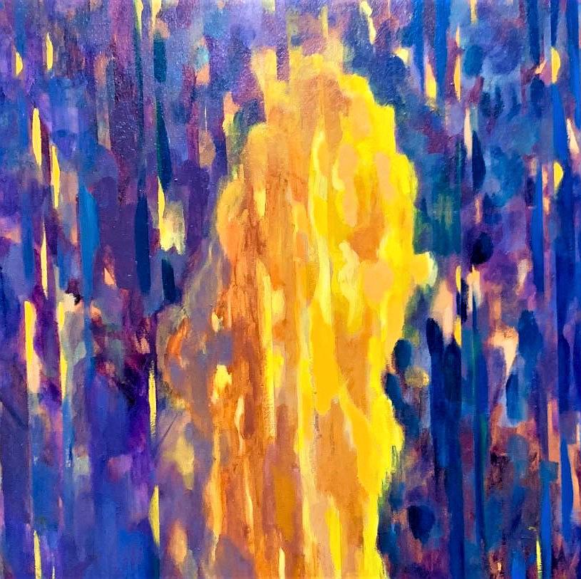 線形色的藝術療癒—張秀凉藝術創作論述 7 晨光下的女子的封面圖