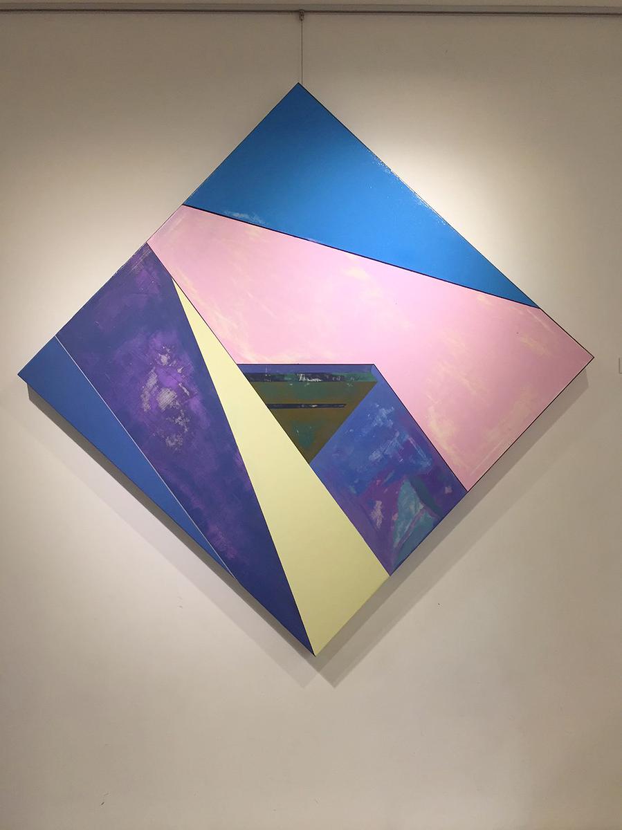 邊緣系列_正反合 2017 壓克力 畫布 100x100cm的封面圖