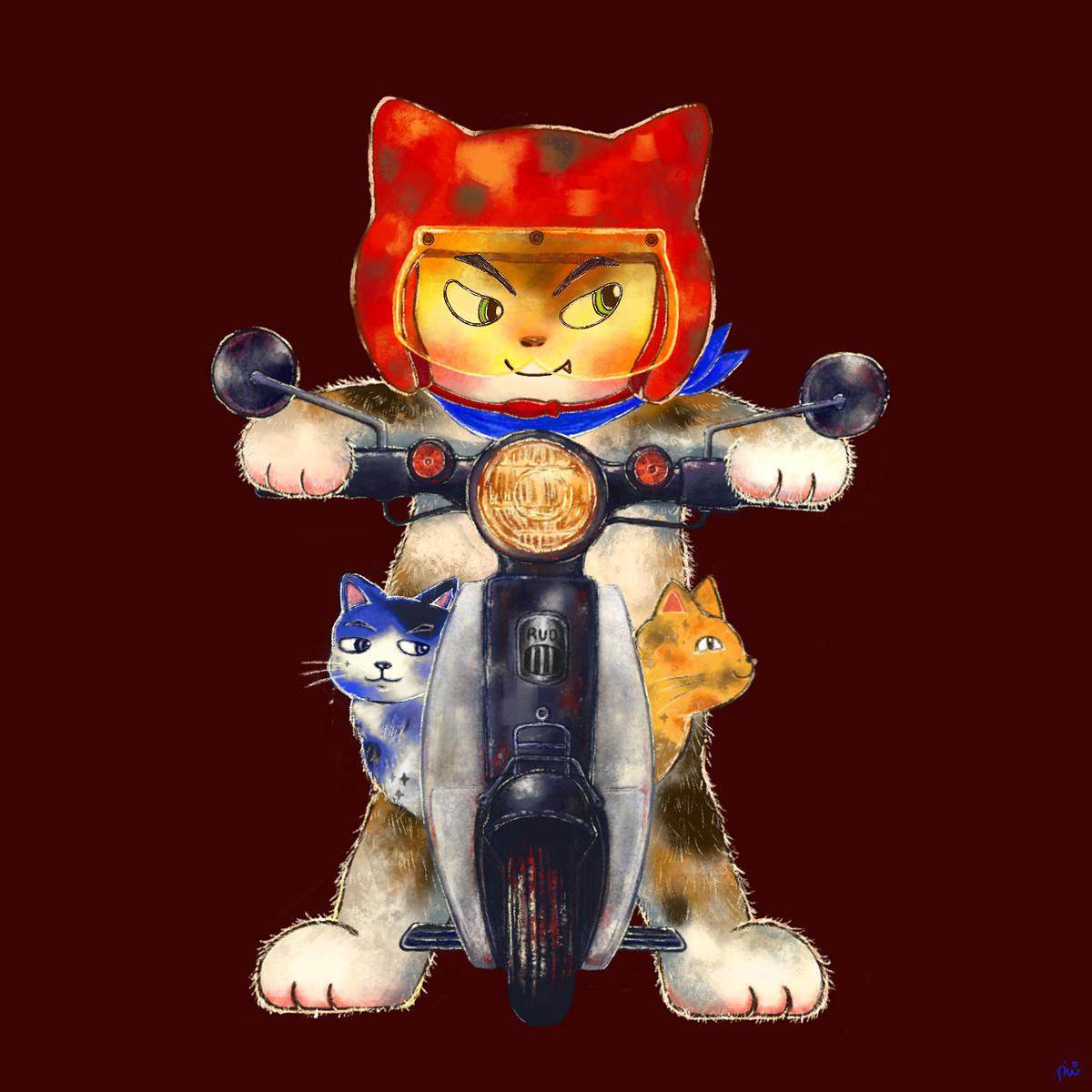 騎摩托的寶貝的封面圖